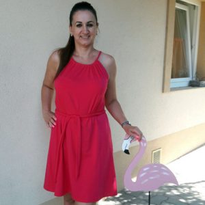 Anya-lánya Olívia szett, pink XL és 86-92 méret-1