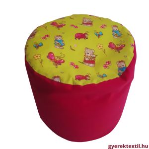 Babzsák puff gyerek -lime maci
