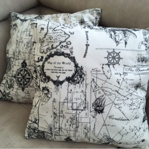 Díszpárna 45x45 tengeri hódítók-1