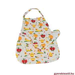 Gyerek kötény-gyümölcs parádé