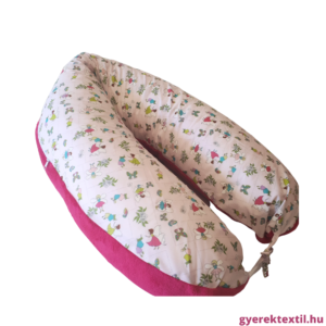 Szoptatós párna-erdei tündér-pink wellsoft