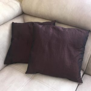 Taft díszpárna 40x40 csoki barna