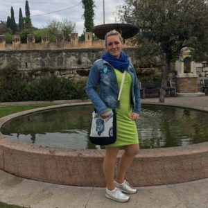 Női ruha Csilla , lime színben-2