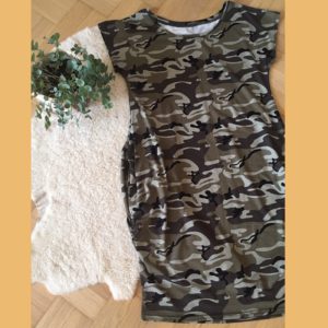 Női ruha Barbara , terepmintás színben