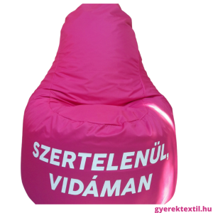 Babzsák háttámlás - kültérre egyedi logóval-Válassz méretet!