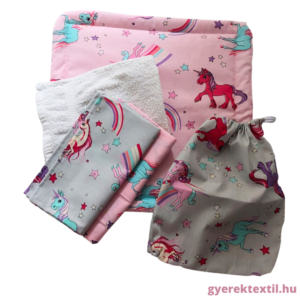 Öko sulikezdő szett tisztasági zsákkal- lányos (2)