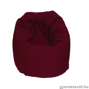 babzsák csepp-bordó