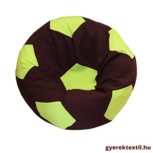 Csokibarna - lime foci babzsákfotel