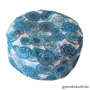 jógapárna-kék mandala