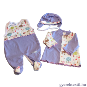 erdei állatok lila szett 62-es