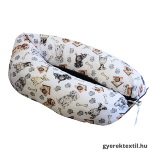 Szoptatós párna-kutyafarm-szürke wellsoft